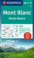 KOMPASS Wanderkarte 85 Mont Blanc / Monte Bianco 1:50.000