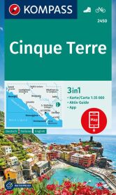 KOMPASS Wanderkarte 2450 Cinque Terre 1:35.000