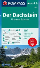 KOMPASS Wanderkarte 031 Der Dachstein, Ramsau, Filzmoos 1:25.000