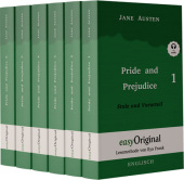 Pride and Prejudice / Stolz und Vorurteil - 6 Teile Hardcover - (Buch + MP3 Audio-CD) - Lesemethode von Ilya Frank - Zweisprachige Ausgabe Englisch-Deutsch, m. 6 Audio-CD, m. 6 Audio, m. 6 Audio, 6 Teile