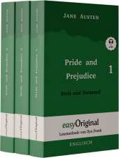 Pride and Prejudice / Stolz und Vorurteil - Teile 1-3 Softcover (Buch + 3 MP3 Audio-CD) - Lesemethode von Ilya Frank - Zweisprachige Ausgabe Englisch-Deutsch, m. 1 Audio-CD, m. 1 Audio, m. 1 Audio, 3 Teile