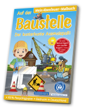 Malbuch Blauer Engel: Baustelle