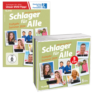 Schlager für Alle - Frühjahr/Sommer 2024 + Schlager für Alle - Frühjahr/Sommer 2024 DVD