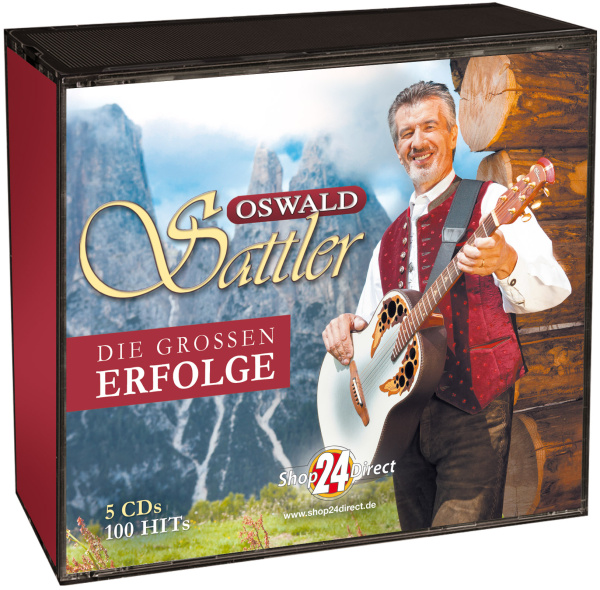 Autogramm Oswald Sattler volkstümliche Musik Schlager handsigniert Südtirol Git#