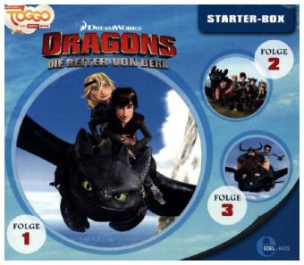 Dragons - Die Reiter von Berk - Dragons Starter-Box, 3 Audio-CD