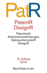 Patent- und Designrecht (PatR/PatentR, DesignR)