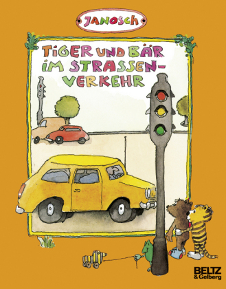 Tiger und Bär im Straßenverkehr