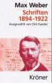 Schriften 1894-1922