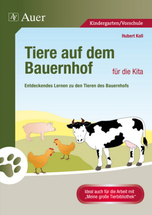 Tiere auf dem Bauernhof für die Kita