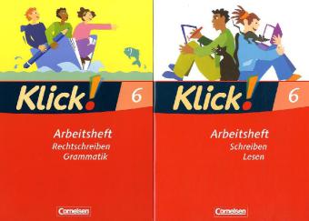 6. Schuljahr, Arbeitshefte-Paket: Rechtschreiben und Grammatik / Schreiben und Lesen, 2 Bde.