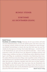 Eurythmie als Sichtbarer Gesang